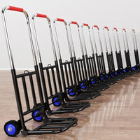Foldable Portable Hand Truck for Shopping, Groceries, and Cargo Transport
