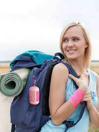 Travel Quick Dry Cooling Towel with Silicone Case, Portable Absorbent Gym Towel for Sports & Fitness