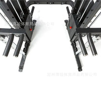 Light Commercial Multi-functional Smith Machine Squat Rack with Pec Deck Fly and Leg Press for Home Gym Strength Training