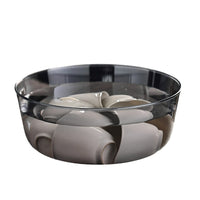 Heat-Resistant Resin Teapot & Cup Washing Basin for Home Use - Clear Round Tea Ceremony Accessory