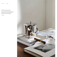 Modern American Style Stainless Steel Ice Bucket for Wine and Champagne, Home Bar or Outdoor Use