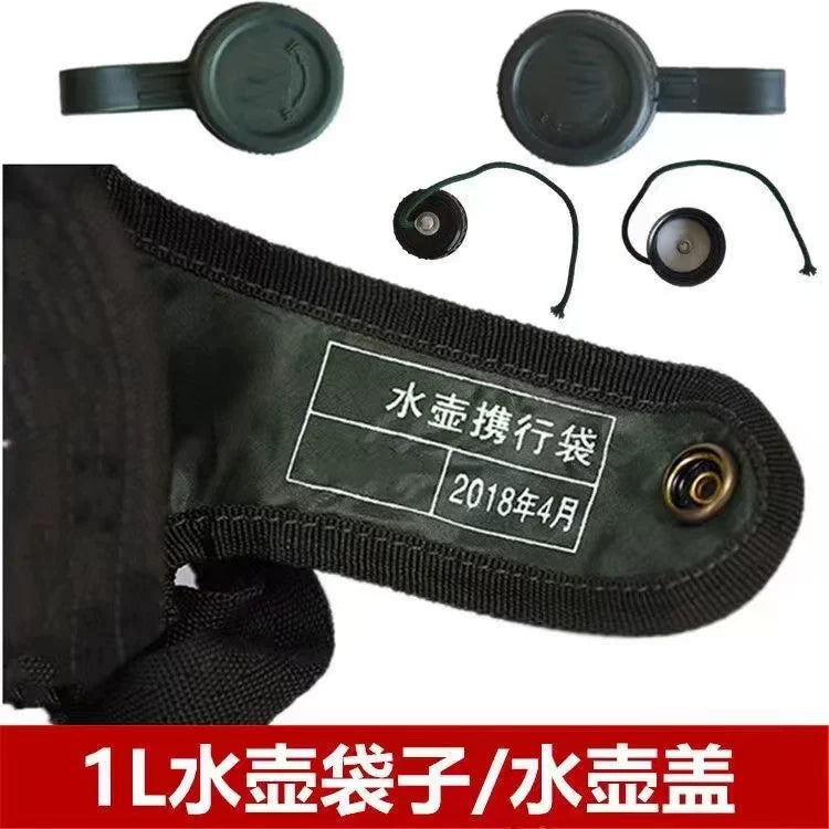 Portable Camouflage Water Bottle Pouch Outdoor Large Capacity Kettle Cover