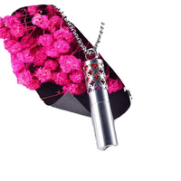 316L Stainless Steel Cylinder Essential Oil Diffuser Necklace