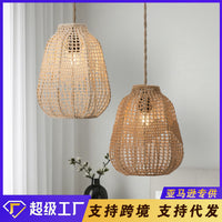 Bohemian Macrame Woven Lampshade for Indoor Decor
