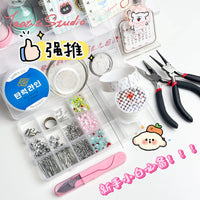 Stainless Steel Jump Ring Pliers & Lobster Clasp DIY Beading Tool Kit