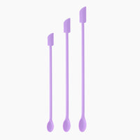 Silicone Spatula Scraper for Cosmetics & Lotions - Double-Ended Mini Tool for Residue Extraction & Transfer