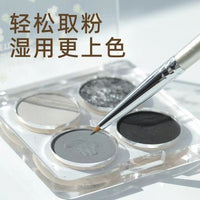 Angled Eyeliner Brush Set for Detailed Eye Makeup and Concealing