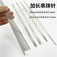 Extra Long Beading Needles for Jewelry Making, Fine Hand Beading Tool for Necklaces and Bracelets