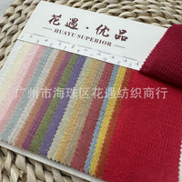 New Cotton Washed Jacquard Fabric for Comfortable Breathable Shirts, Dresses, and Children's Clothing Sets