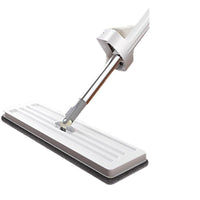 Hands-Free Flat Mop with Self-Wringing Bucket for Wet & Dry Floor Cleaning