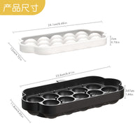 Silicone Billiard Ball Ice Cube Tray with Press-Type Storage Box, 16-Grid Large Capacity