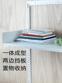 Wall-Mounted Metal Shelf System for Living Room and Wardrobe