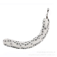 Faux Fox Tail Keychain for Women's Handbags and Car Keys, 50cm