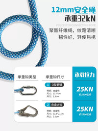 Ansuo Half-Body Safety Harness with Double Hooks for Electric Power Construction and High-Altitude Work