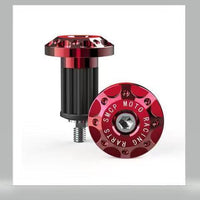 Motorcycle Scooter ATV Handlebar End Plugs, Anti-Fall Metal Bar Ends