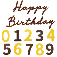 Boho Woodland Birthday Party Decor Set with Number Wall Stickers