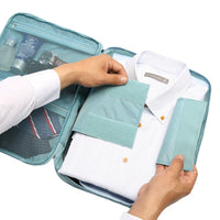 Travel Shirt and Tie Organizer Bag with Folding Boards, Wrinkle-Resistant Storage for Business Trips
