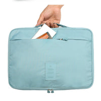 Travel Shirt and Tie Organizer Bag with Folding Boards, Wrinkle-Resistant Storage for Business Trips