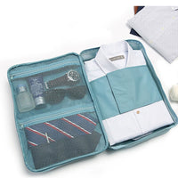 Travel Shirt and Tie Organizer Bag with Folding Boards, Wrinkle-Resistant Storage for Business Trips