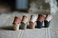 Miniature Ceramic Flower Pots for Dollhouse Decor and Micro Landscapes, Handmade Terracotta Planters