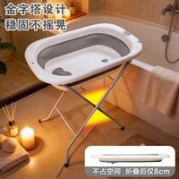 Pet Foldable Elevated Bathtub for Cats and Dogs - No Bending Required