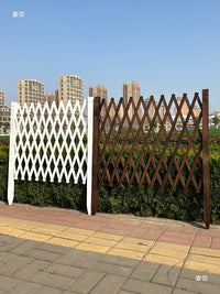 Outdoor Expandable Wooden Garden Fence for Yard and Landscape