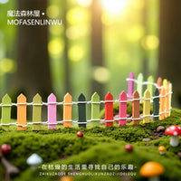 Miniature Garden Fence Decor for Moss Terrariums and DIY Landscapes