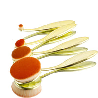 Japanese Hot Selling Oval Foundation Brush Toothbrush-shaped Powder Contour Makeup Brush