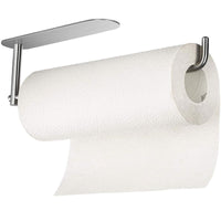 Self-Adhesive Stainless Steel Paper Towel Holder for Kitchen and Bathroom, No-Drill Wall Mount
