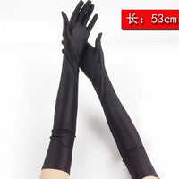 UV Protection Arm Sleeves for Driving & Cycling - Thin, Stretchy, Long