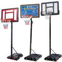 Portable Height-Adjustable Basketball Hoop for Kids and Adults - Indoor/Outdoor Standard Basketball Stand