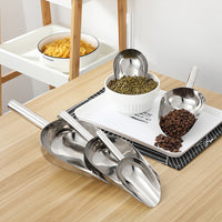 Large Stainless Steel Scoop for Ice, Flour, Rice, Popcorn, and Dry Goods