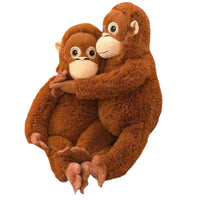 Cute Monkey Plush Toy Couple Pillow Doll Kids Soothing Cartoon Stuffed Animal