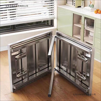 Portable Stainless Steel Folding Table for Outdoor & Indoor Use