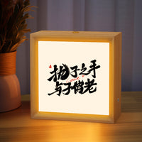 USB Rechargeable LED Photo Frame Night Light for Bedroom Decor and Gifts