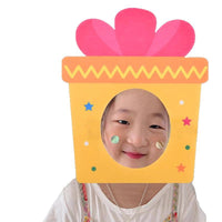 Children's Day Birthday Party Headgear Photo Props - Cake and Gift Box Designs