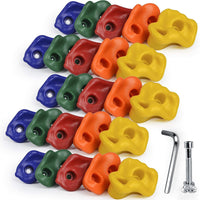 Kids' Rock Climbing Holds for Outdoor Play Equipment, Sensory Motor Skill Development