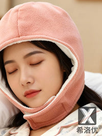 Unisex Winter Warm Sleep Cap for Head Protection and Pain Relief