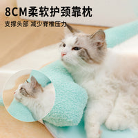 Pet Cooling Mat for Cats and Dogs, Breathable All-Season Bed with Pillow