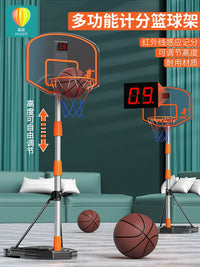 Kids Portable Basketball Hoop Stand Indoor Outdoor Adjustable Height for Boys Girls Training Toy Birthday Gift