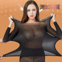Women's 37°C Thermal Underwear Set - Ultra-Thin, Breathable & Elastic