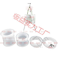 Paper Spool with Plastic Core for Ribbon and Lace Winding, Bobbin for Crafting and DIY Projects