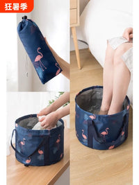 Portable Foldable Basin for Travel, Foot Soaking, Laundry, and Face Washing