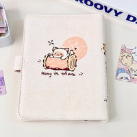 Xiaochancat A5 PU Leather Loose-Leaf Notebook Cover for Students