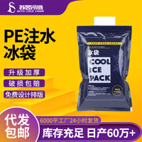 Disposable Water Injection Ice Pack for Cold Chain Preservation, Thickened PET Refrigerated Express Ice Bag
