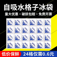 Self-Absorbing Ice Pack Sheets for Food Transport and Cold Storage, Reusable Food-Grade Gel Ice Packs