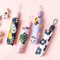 Automatic UV Protection Travel Umbrella for Sun and Rain
