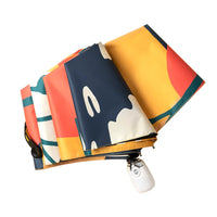 Automatic UV Protection Travel Umbrella for Sun and Rain