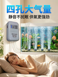 Portable USB Rechargeable Aquarium Air Pump for Fishing and Home Use