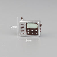 Miniature Retro Dollhouse Decor Accessories - TV, Radio, Mortar, Rice Mill